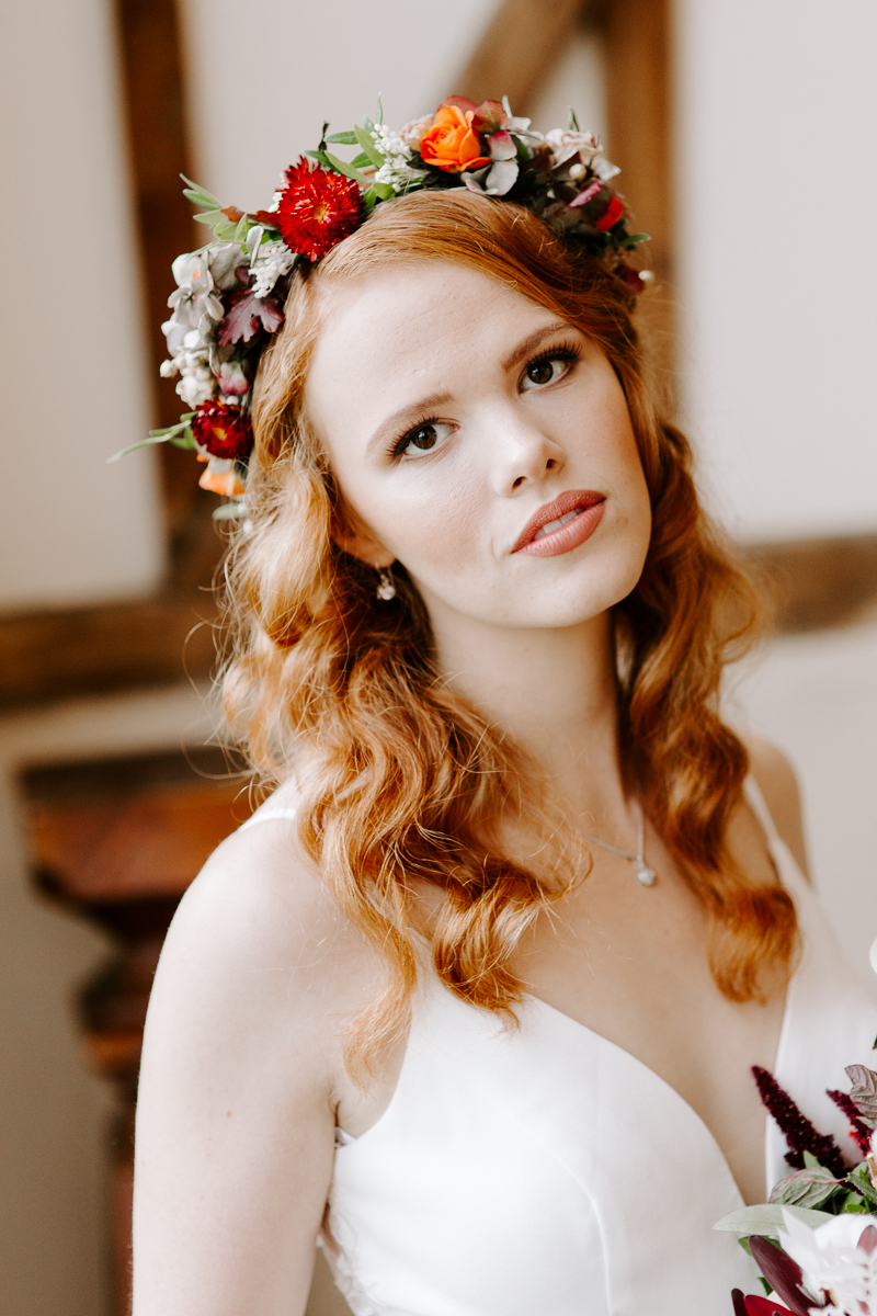 Autumn wedding at Coltsfoot wedding venue