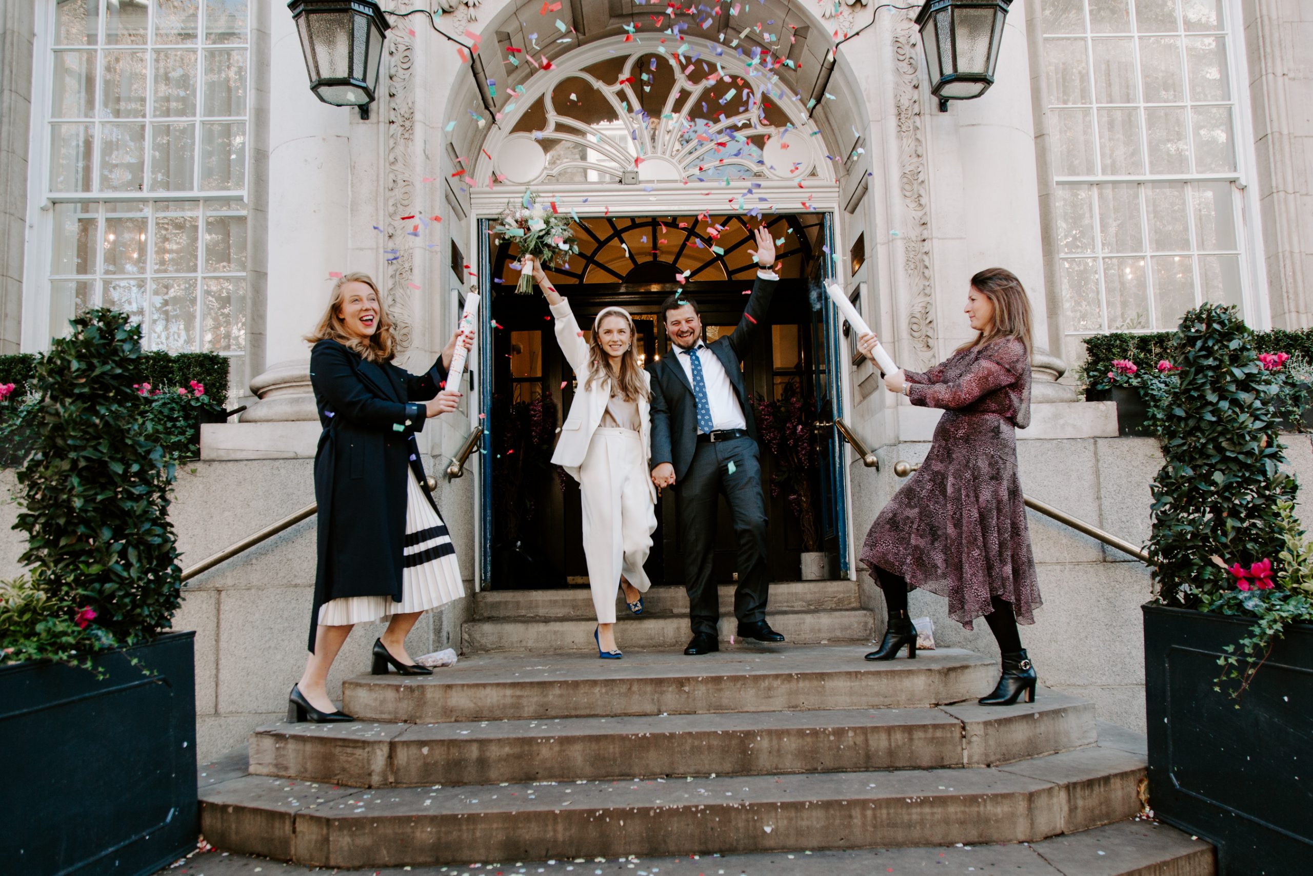 London Wedding Photographer: Bea & Radu's Winter Chelsea Town Hall Wedding  - Caroline Opacic Photography